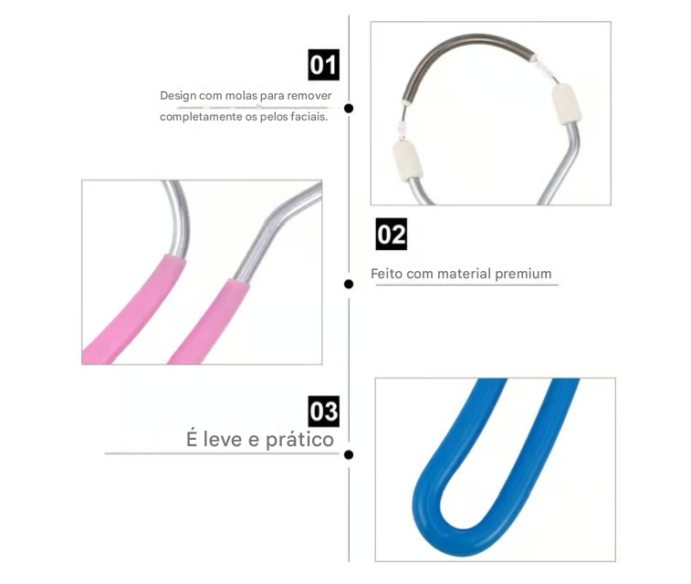 Removedor de cabelo facial (COMPRE 1 LEVE 2)